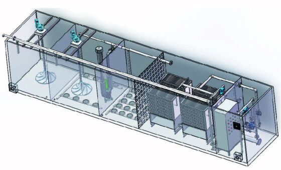 MBR/MBBR Container Wastewater Treatment Plant Portable Sewage Treatment Plant and Integrated Sewage Treatment System