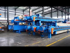 Manuelle Bedienung Schlammentwässerungsfilterpressmaschine zur Fest-Flüssig-Trennung